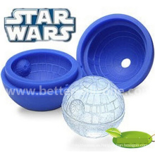 De moda de Star Wars silicio caucho hielo bolas de molde